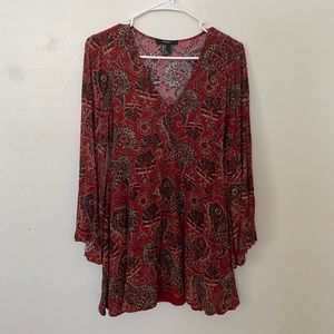 Forever 21. 70’s style dress. Wide sleeves.